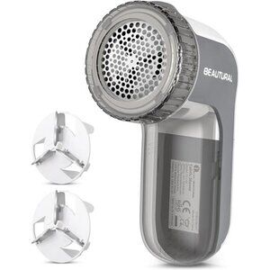Fabric Shaver & Lint Remover,Sweater Defuzzer with 2-Speeds,2Replaceable Blades